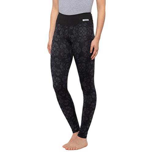 Terramar Women's Cloud Nine Tights, Black Alpine Print, Medium