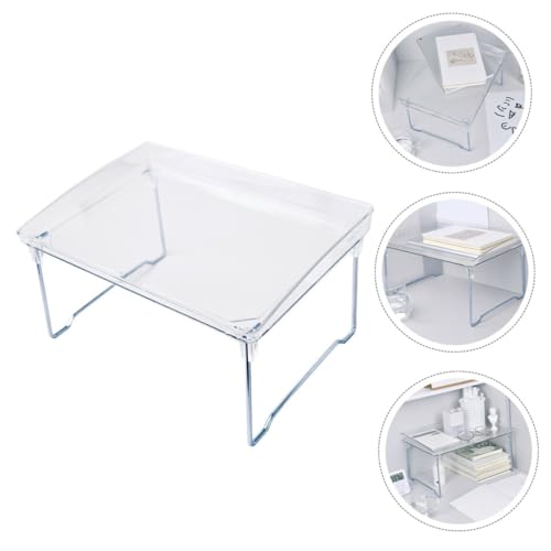 Estante de almacenamiento multiuso estantes apilables de mesa 7