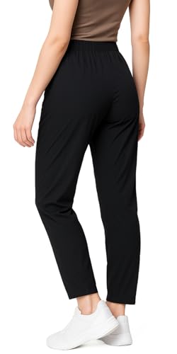 Nallywear Stretch Active Ultra Stretch Quick Drying Pants for Women Lightweight Breathable Pants Zipper Pockets2