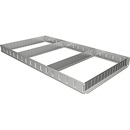 ViGOR Trennblech Satz Series XL V6688-XL | Alle vier Einteilblech-Größen kompatibel mit dem Trennblech Satz | Feuerverzinkte Oberfläche verhindert Rostbildung