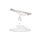 MoMi Babywippe PEARL für Babys bis 9 kg, 360° drehbarer Sitz, LED-Panel, Bluetooth, Fernbedienung, Batterie- oder Netzbetrieb, Netzteil mit USB-Kabel, 5-Punkt-Sicherheitsgurt, Bügel und Spielzeug