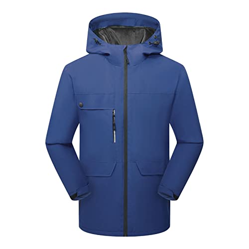 Veste à capuche de randonnée hommes manteau cargo léger automne hiver