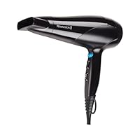 Remington Aero 2000 Hair Dryer D3190AU, Personalises Heat to Your Hair, 2000W, Fast Drying and Styling, Black