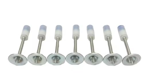 42mm 200Pcs Round Nails Manual Fire Round Nail Gun Fixed Peg Nails Diameter 7.3mm For Mini Nail Gun