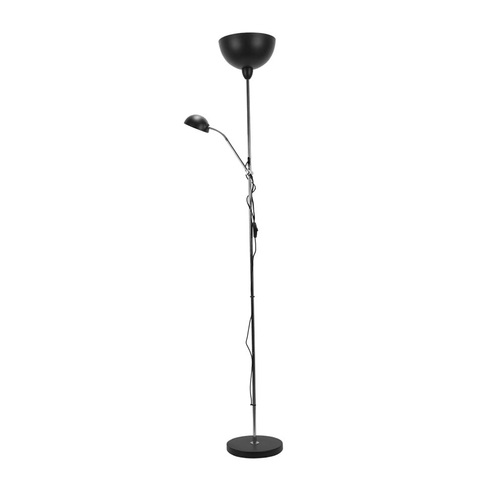 ValueLights | Black Metal Free Standing Reading Floor Lamp | Floor Lamps & Torchieres, Home Décor & Improvement Essential | Mother/Father and Son