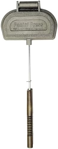 ROME Panini Press Cast Iron Sandwich Cooker Designed For Use On BBQ Grills, #1305