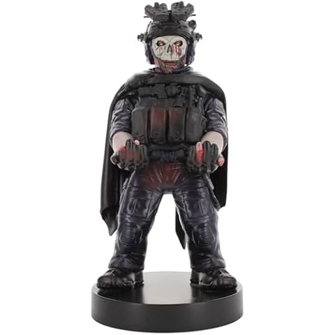 Exquisite Gaming: Call of Duty: Zombie Ghost - Cable Guys Original Controller & Phone Holder, Collectible Device Stand, Officially Licensed Figure Cover