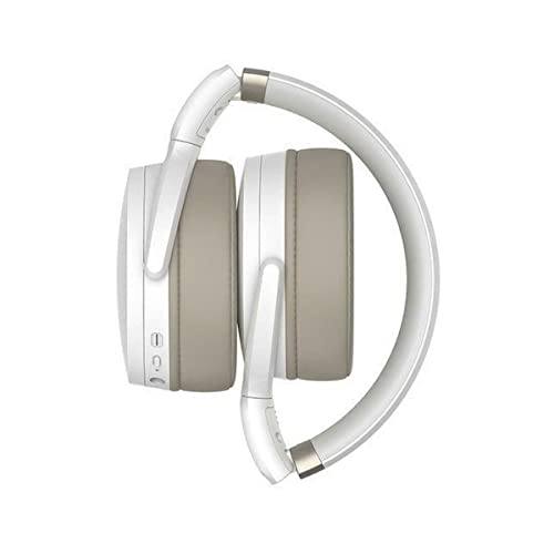 Image of Sennheiser HD 450BT Bluetooth 5.0 Wireless Headphone with Active Noise Cancellation - 30-Hour Battery Life, USB-C Fast Charging, Virtual Assistant Button, Foldable - White (Renewed)
