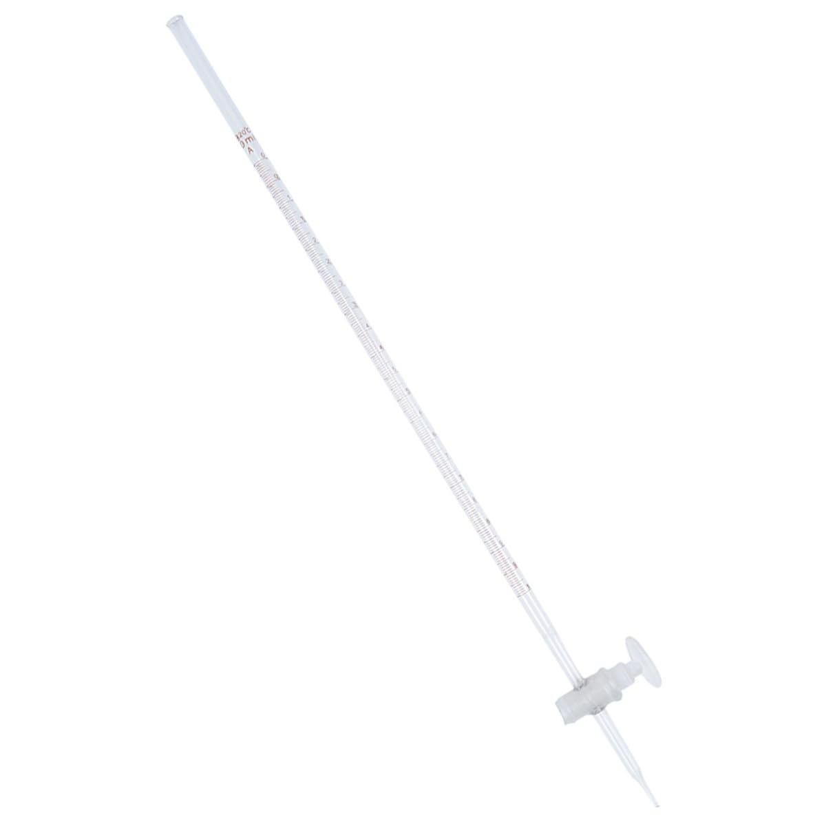 Bureta de 10ml de vidrio borosilicato OSALADI para practicas de quimica 8