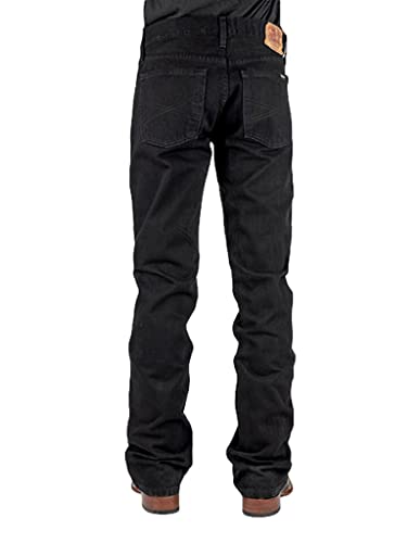 Stetson Western Jeans Mens Slim Fit 42 x 32 Black 11-004-1120-0024 BL3