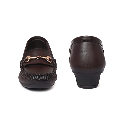 Image of Zoom Shoes Leather Casual /Formal Bellies for Women /Girls Adults Super Comfortable with Lightweight and Slip Resistant Sole SN-15
