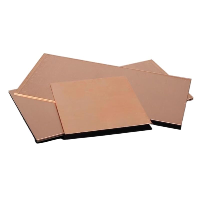 1 Stück Kupferblech, verschiedene Stärken und Größen, 0,1 mm bis 10 mm(100x100mm,0.2mm 10pcs)