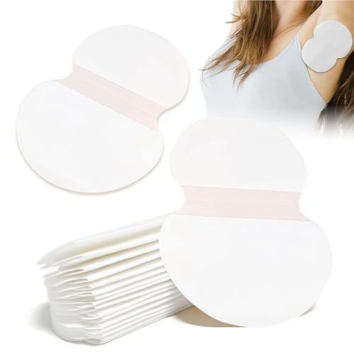 LUMOOM 80 almohadillas para las axilas, almohadillas de sudor para hombre y mujer, almohadillas de sudor para axilas, autoadhesivas, recortables, absorbentes antitranspirantes invisibles