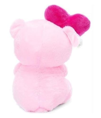 Image of Tickles I Love You Balloon Teddy Stuffed Soft Plush Animal Toy Love Girl, Birthday Gifts, Valentine's Day (Color: Pink Size:35 cm)
