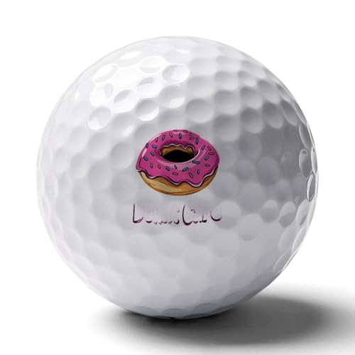 Donut Care Custom Golf Ball Soft Practice Golf Balls Performance Distance and Speed for Indoor Outdoor