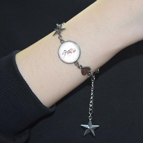 RETRART Women Straykids Got 7 Seventeen Twice Bracelet StrayKids Merch Zinc Alloy Wristband Chain Bracelets Bangle4