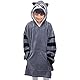 A2Z 4 Kids Mädchen Jungen Überdimensioniert Hoodie Tier Snuggle Welt - Snuggle 957 Raccoon Kids 3-6
