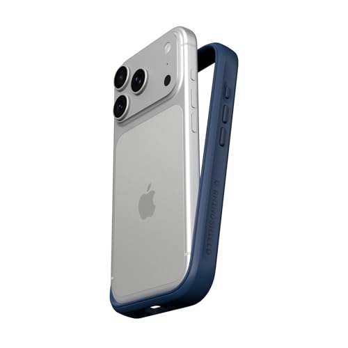 RhinoShield Phone Case Compatible with iPhone 17 Pro | Mod NX - Modular Protective Bumper Case Without Backplate, Slim Design, Shockproof with Military Grade Drop Protection - Navy Blue