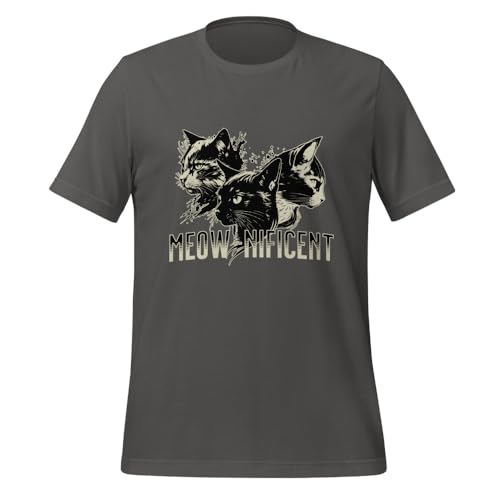 T-shirt chat drôle Meow-nificent pour afficher votre complicité avec votre animal