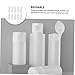Ipetboom 50pcs Squeeze Type Bottles Leak Sub Bottles for Shampoo Lotion and Cosmetics Travel-Friendly Containers Cover Cap Compact Portable for All Liquids