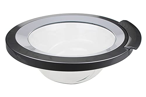 Preisvergleich Produktbild Bosch Siemens Tür komplett Bullauge weiß grau Waschmaschine 704287 00704287