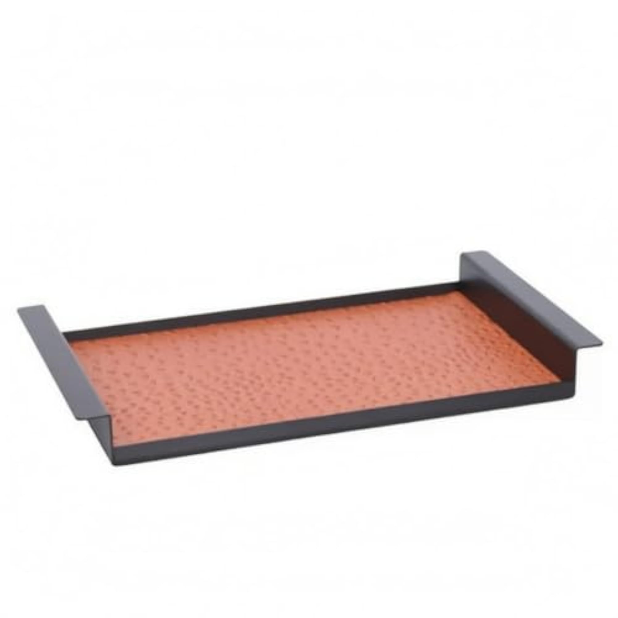 Elegant Decorative Tray with Raised Edges, Sturdy Catchall
