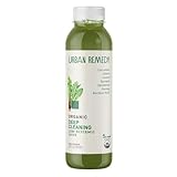 Urban Remedy Organic Deep Cleaning Juice, Cold-Pressed, 12 fl oz, Detoxifying Green Juice with Burdock Root & Dandelion Greens, Low Glycemic, Non-GMO, Gluten-Free, Hydrating & Ready-to-Drink