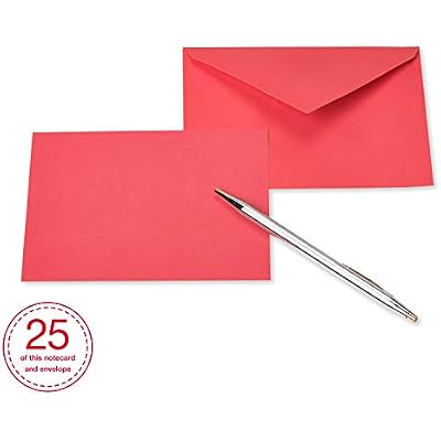 American Greetings Single Panel Blank Cards with Envelopes, Rainbow Colors (200-Count)