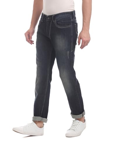 Image of U.S. Polo ASSN. Men's Mid Rise Slim Fit Cotton Jeans