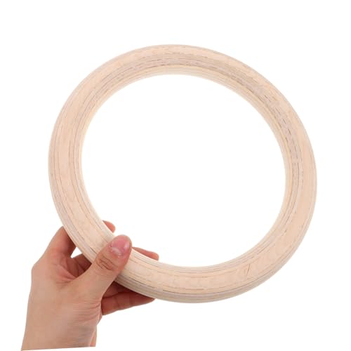 Anillas de gimnasia ajustables de madera para entrenamiento miniatura 3