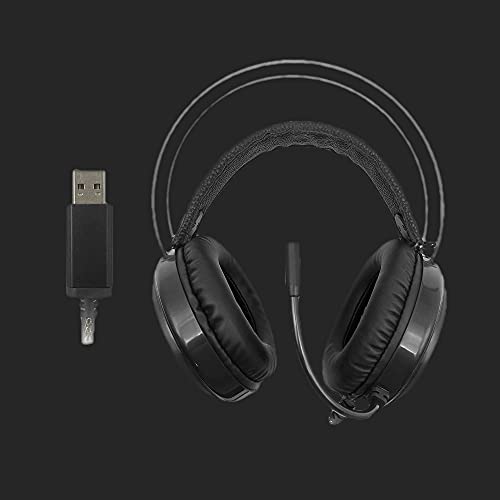 C3Tech Headset Gamer PH-G330BKV2 HARRIER Preto USB Com microfone Omnidirecional Audio Stereo Acoplam