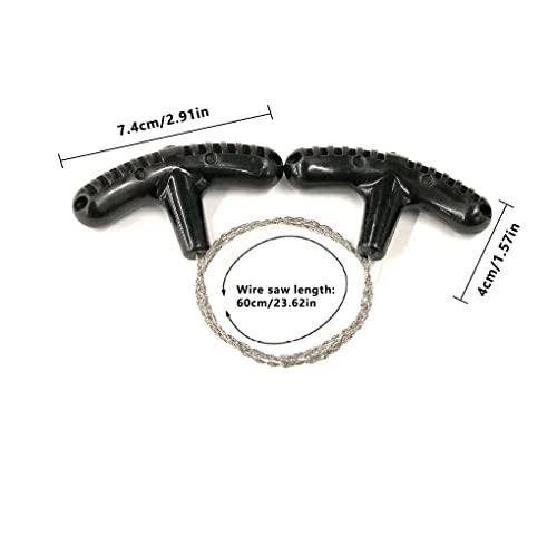 wisoolkic Seil Kettensäge Handwerkskunst Mehrfarbiges Schneidwerkzeug Camping Kettensägen – Bild 5