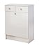 TemaHome Banio Element Bas 2 Tiroirs 1 BAC A Linge Blanc, Autre, 60 cm X 29 cm