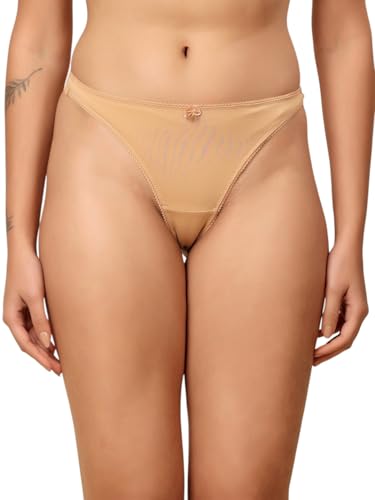 Image of American Symbol Women Microfiber & Cotton Brazilian Thong Briefs