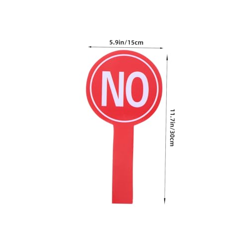GARVALON 4pcs Handheld Voting Paddles Yes No Boards miniatura 2