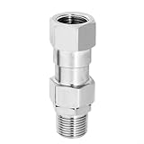 Photo Gallery zyncue raccordo girevole a 360 gradi in acciaio inox per idropulitrice npt 3/8" e 0,6 cm, filettatura maschio facile da collegare per tubo (3/8) Photo Gallery zyncue raccordo girevole a 360 gradi in acciaio inox per idropulitrice npt 3/8" e 0,6 cm, filettatura maschio facile da collegare per tubo (3/8)