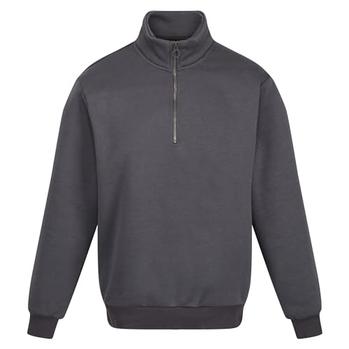 Regatta Professional Sudadera Casual Pro con Media Cremallera para Hombre, Gris, S