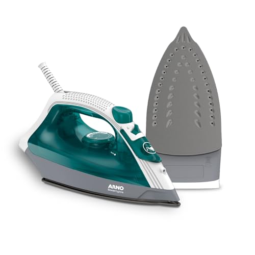 Ferro a Vapor Arno Steamgliss com Base Antiaderente, 1200W, Verde, FSGP 110V