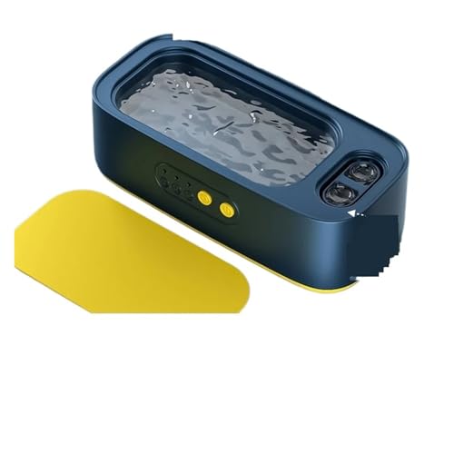 超音波洗浄機、 超音波洗浄機 コンタクトレンズ洗浄ビン メガネ洗浄機 48Khz ジュエリークリーナー(Blue)