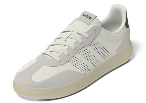 adidas Mens Barreda Decode V2 Sportswear, Off White/Off White/Collegiate Green, 10.5