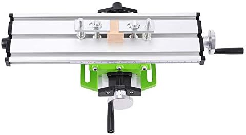 ZOENHOU 12.2 Inch Milling Machine Worktable, Precise Adjustive Multifunction Drill Vise Fixture Milling Working Table, Compound Slide Table Cross X Y Axis for Drill Press Bench