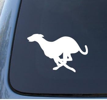 Decaltor GREYHOUND - Car, Truck, Notebook, Vinyl Decal Sticker | Vinyl Color: White