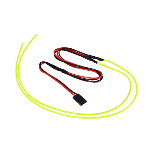 INJORA RC LED Strip Lights Flexible Cuttable for TRX4M SCX24 1/24 1/18 Crawlers Upgrade(Green)