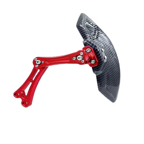 Garde-boue moto hugger profilé avec structure rigide anti-vibrations