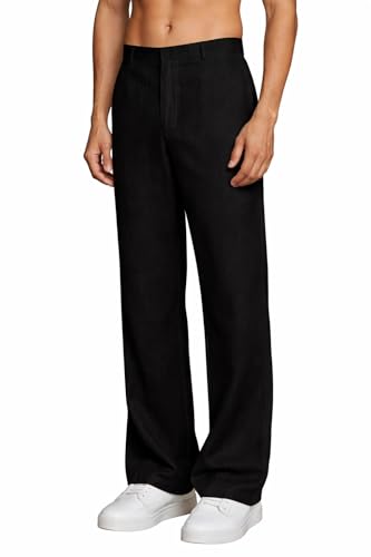 Image of Men's White Korean Cotton Pant | Baggy Pajama for Kurta | Loose Fit Pajama for Kurta |