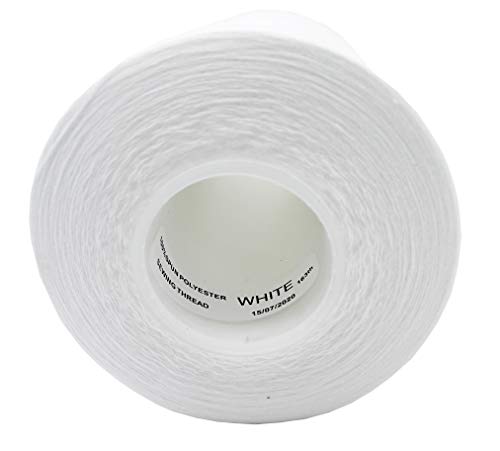 Hilo para overlock 8000 yd blanco poliéster miniatura 3