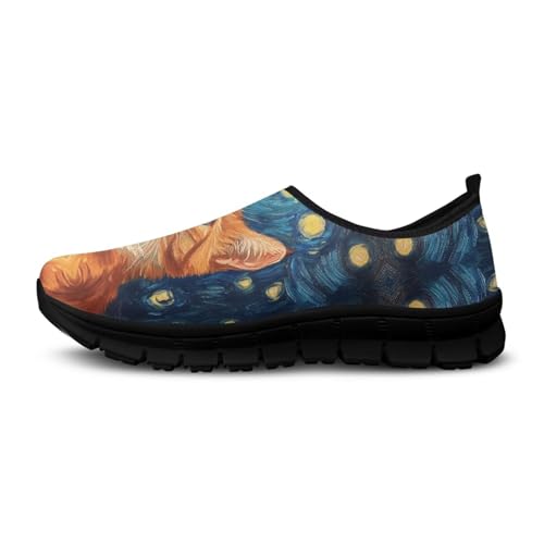 Image of Womens Slip On Walking Shoes Non Slip Loafer Breathable Holiday Travel Shoe Lightweight Casual Low Top Sneakers SizeUS 5.5-11.5