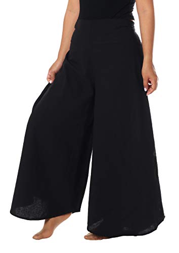 Lannaclothesdesign Cotton Palazzo Pants for Women Plus Size Hippie Wide Leg Lounge Pant2