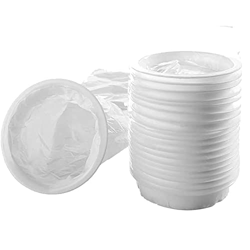 DOUBLE LIN 10 Pack Sacs de vomi, sac de barf jetable, sac à vomir et portable pour femmes enceintes, sac de barf avec design résistant aux fuites pour voiture et voyage Cover