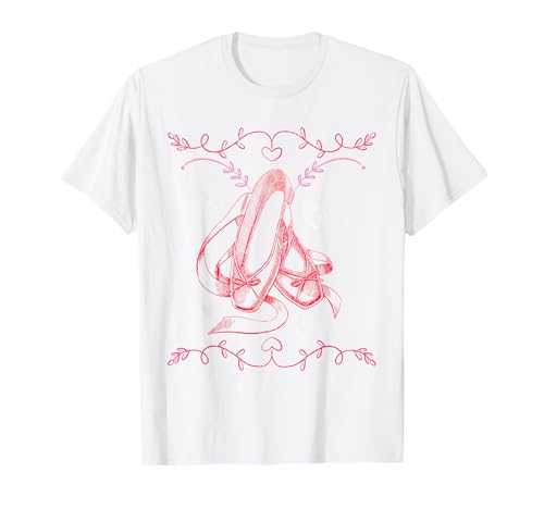 Ballet Dancing Girls Women Ballerina Vintage Ballet T-Shirt